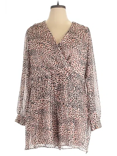 Pre-owned Express Romper In Brown