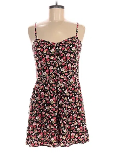 Pre-owned Express Romper In Burgundy