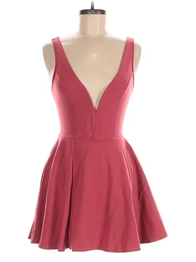 Pre-owned Express Romper In Burgundy