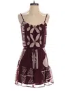 Express Romper In Burgundy