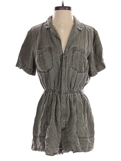 Pre-owned Express Romper In Gray