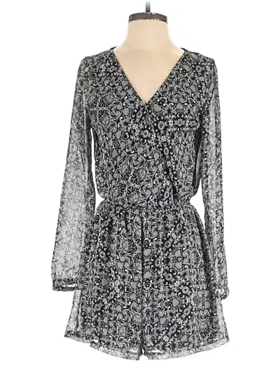 Pre-owned Express Romper In Gray