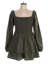 Express Romper In Green