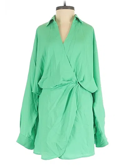 Pre-owned Express Romper In Green