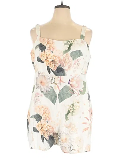 Pre-owned Express Romper In Ivory