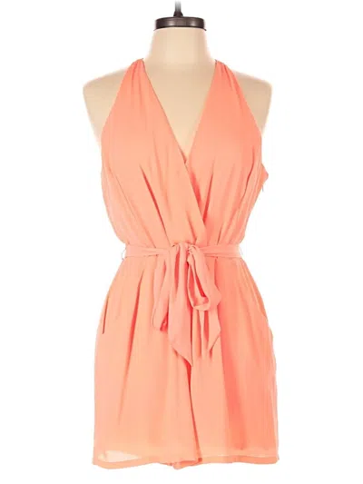 Pre-owned Express Romper In Orange