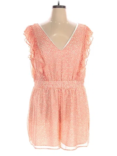 Pre-owned Express Romper In Orange