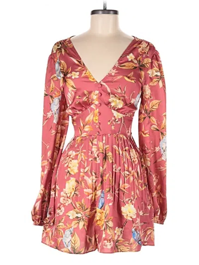 Pre-owned Express Romper In Pink