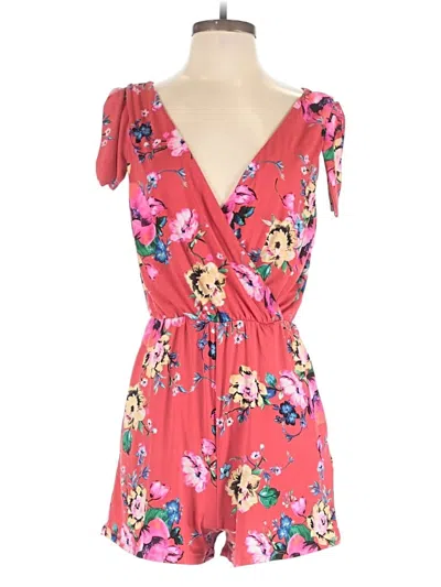 Pre-owned Express Romper In Pink