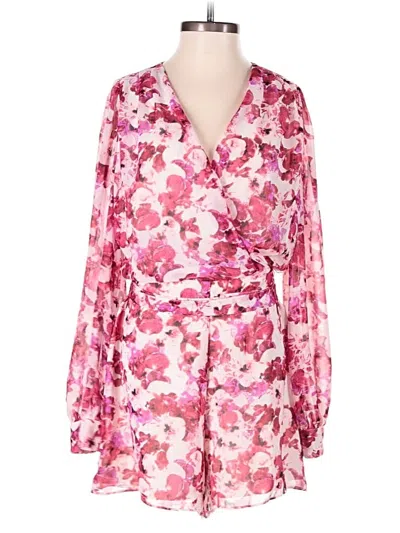 Pre-owned Express Romper In Pink