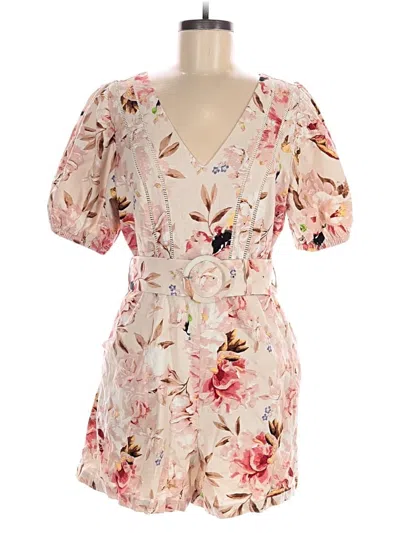 Pre-owned Express Romper In Pink