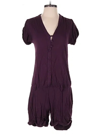 Pre-owned Express Romper In Purple