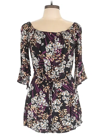 Pre-owned Express Romper In Purple