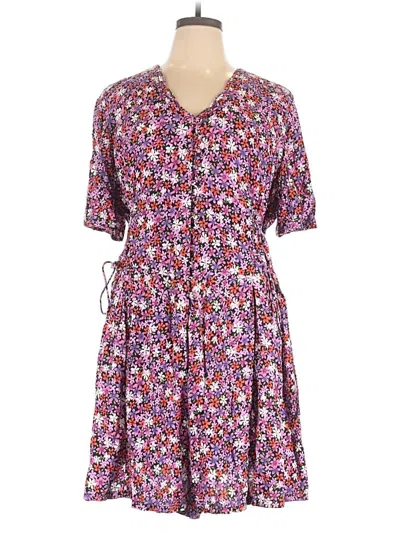 Pre-owned Express Romper In Purple
