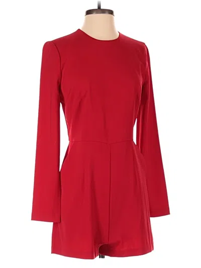 Pre-owned Express Romper In Red