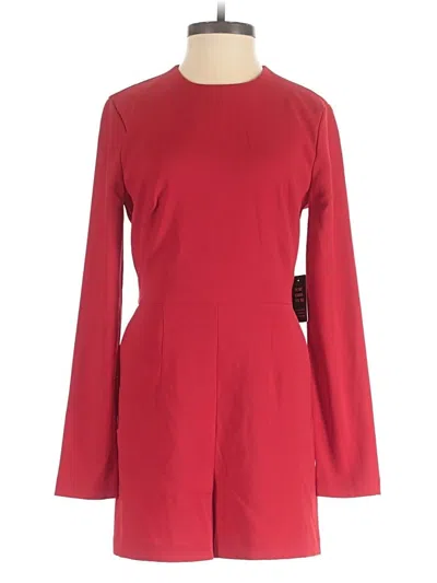 Express Romper In Red