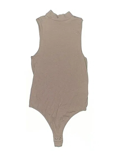 Pre-owned Express Romper In Tan