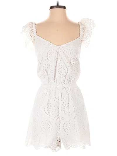 Pre-owned Express Romper In White
