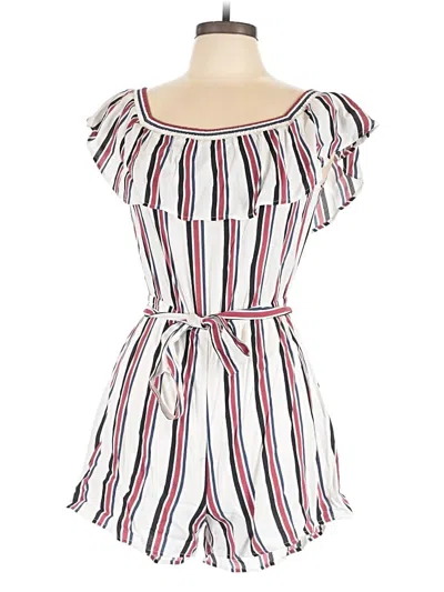 Pre-owned Express Romper In White