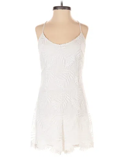 Pre-owned Express Romper In White