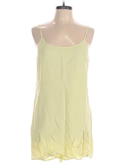 Pre-owned Express Romper In Yellow