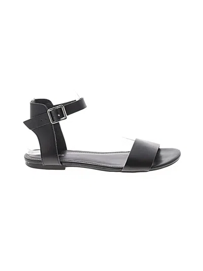 Pre-owned Express Sandals In Black
