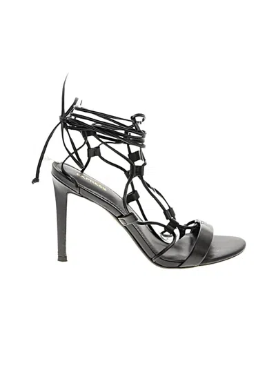 Pre-owned Express Sandals In Black