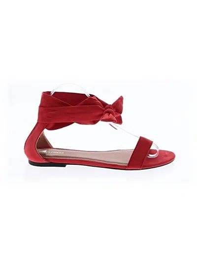 Pre-owned Express Sandals In Red