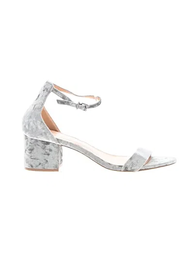 Pre-owned Express Sandals In Silver