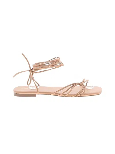 Pre-owned Express Sandals In Tan