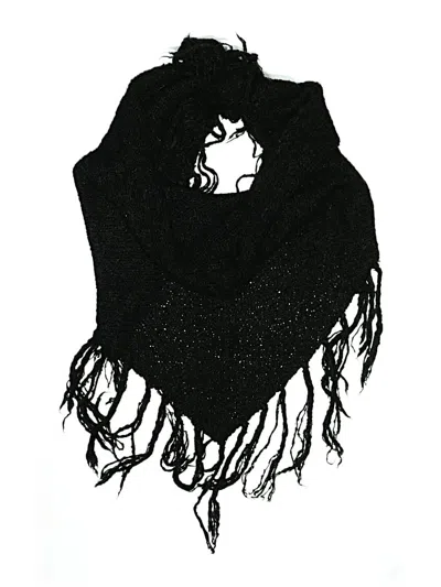 Pre-owned Express Scarf In Black