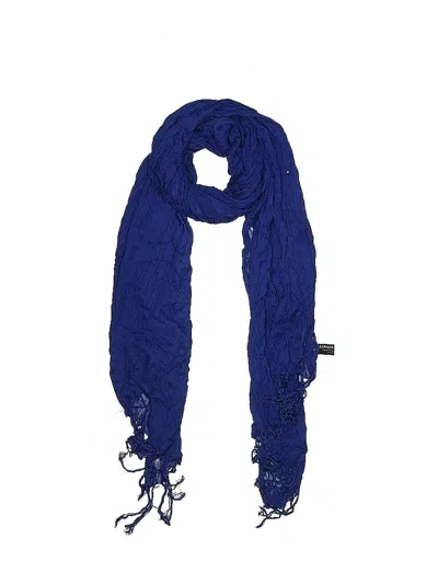 Pre-owned Express Scarf In Blue