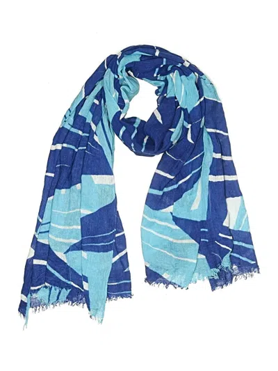 Pre-owned Express Scarf In Blue