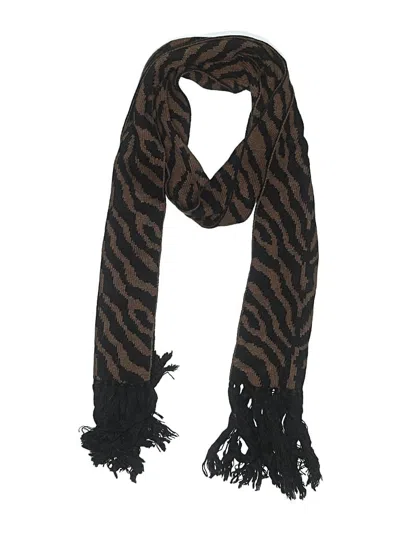 Pre-owned Express Scarf In Brown
