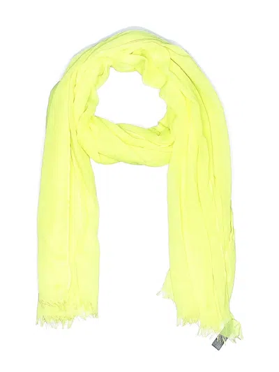 Pre-owned Express Scarf In Yellow