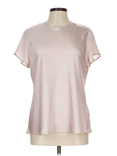 Pre-owned Express Short Sleeve Blouse In Pink