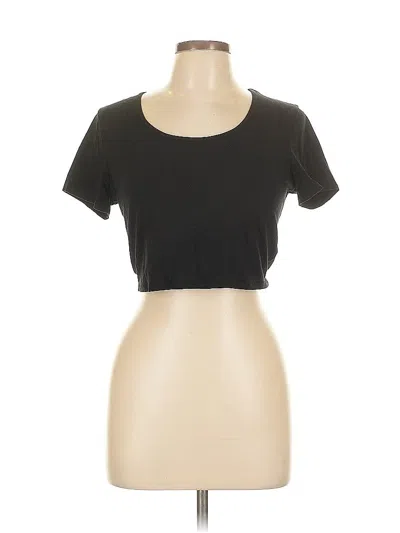 Pre-owned Express Short Sleeve T-shirt In Black