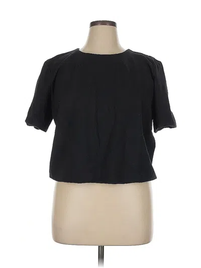 Pre-owned Express Short Sleeve T-shirt In Black