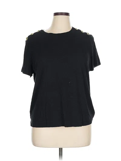Pre-owned Express Short Sleeve T-shirt In Black