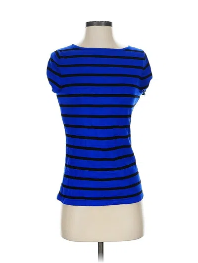 Pre-owned Express Short Sleeve T-shirt In Blue