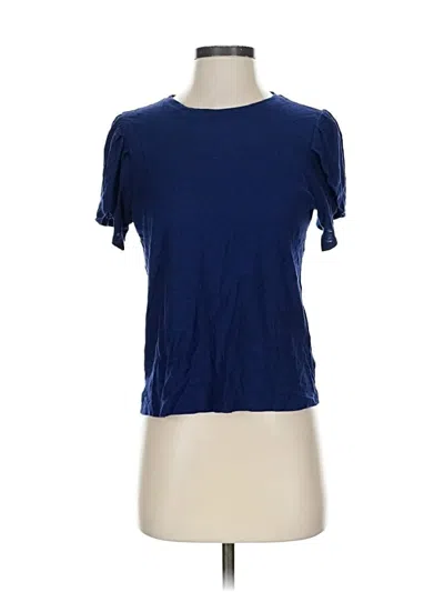 Pre-owned Express Short Sleeve T-shirt In Blue