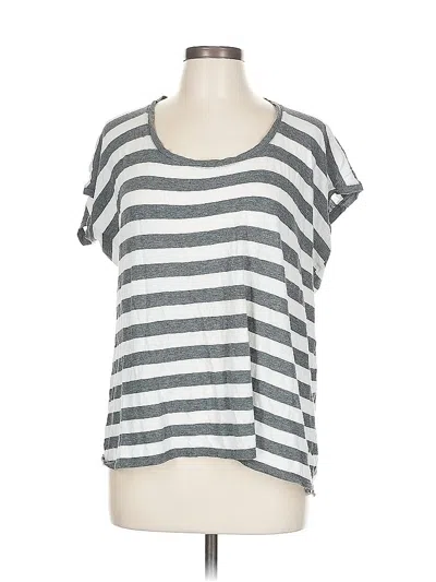 Pre-owned Express Short Sleeve T-shirt In Gray