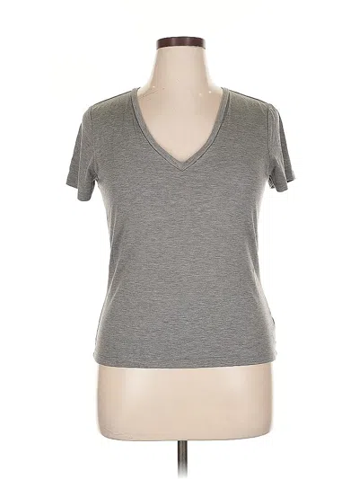 Pre-owned Express Short Sleeve T-shirt In Gray