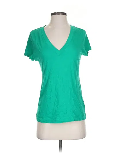 Pre-owned Express Short Sleeve T-shirt In Green