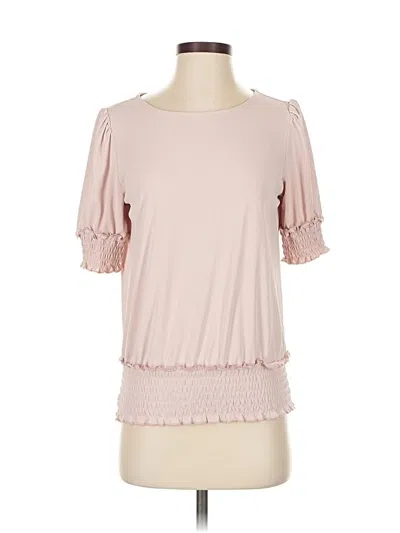 Pre-owned Express Short Sleeve T-shirt In Pink