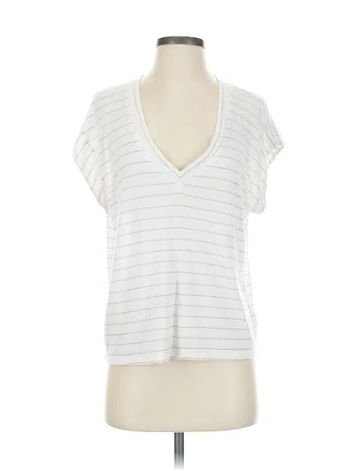 Pre-owned Express Short Sleeve T-shirt In Silver