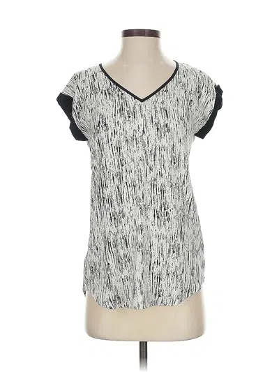 Pre-owned Express Short Sleeve T-shirt In Silver