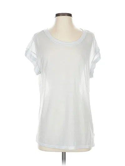 Pre-owned Express Short Sleeve T-shirt In Silver