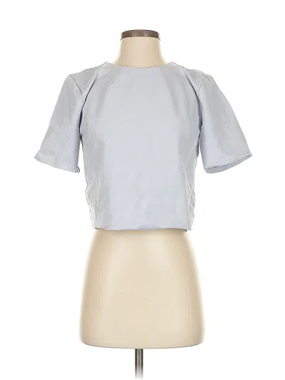 Pre-owned Express Short Sleeve T-shirt In Silver