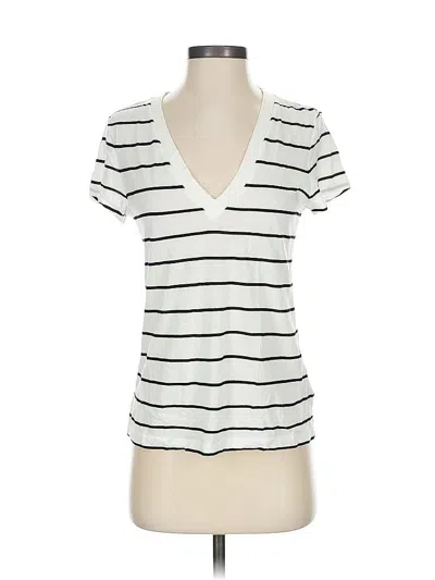 Pre-owned Express Short Sleeve T-shirt In White